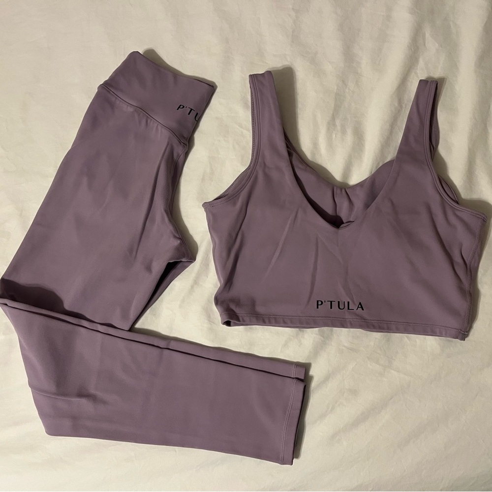 P'tula Lavender Activewear Set - Picture 2 of 5